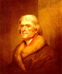 בשנת 1776, תומאס ג'פרסון כתב את 'הכרזת העצמאות' האמריקנית.