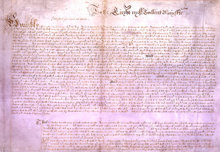 בשנת 1628 הפרלמנט האנגלי שלח את ההצהרה הבאה של חירויות חברתיות אל המלך צ'רלס הראשון. 